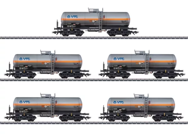 Märklin MHI 46465 Set ketelwagens voor chloorgastransport VTG Tp. V