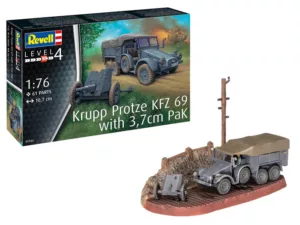 Starter Kit Krupp Protze Kfz 69 with 3.7cm Pak
