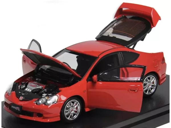 Honda INTEGRA (DC5) TYPE R Rood met vier opengaande delen LCD MODELS