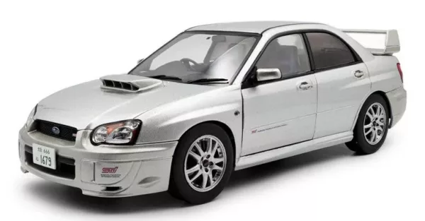 Subaru Impreza WRX STI 2003 Premium Silver effect
