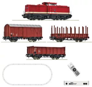 5110009 Roco 5110009 z21 start Digitalset: Diesellokomotive BR 110 mit Güterzug, DR Tp. IV