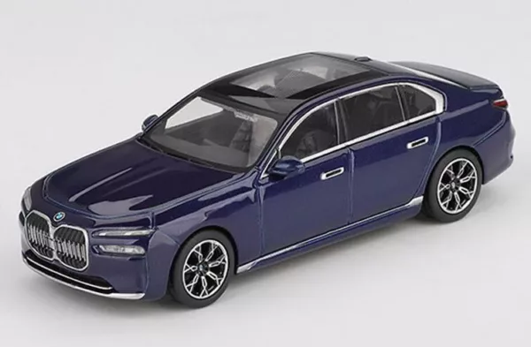 BMW I7 Xdrive60 2022 Blauw metallic