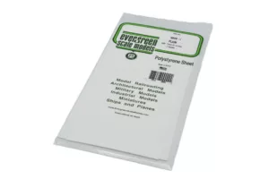 9009 Gladde plaat 152x292 mm - Wit 0.1