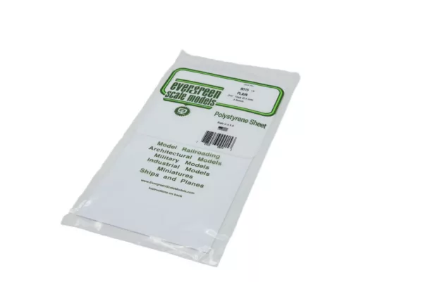 Gladde plaat 152x292 mm - Wit  0.4