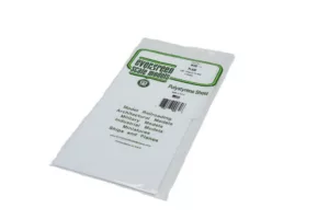 9030 Gladde plaat 152x292 mm - Wit 0.8