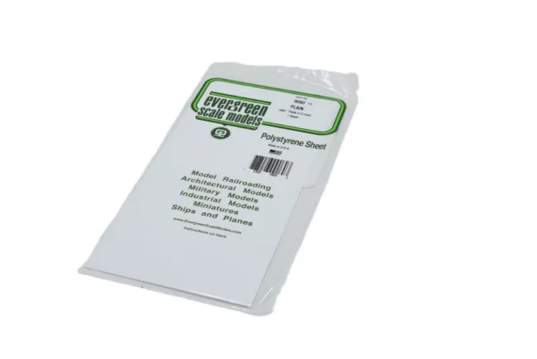 Gladde plaat 152x292 mm - Wit  1.5