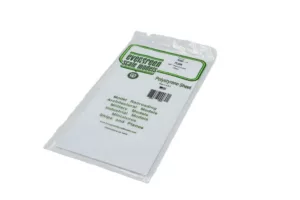 9080 Gladde plaat 152x292 mm - Wit 2