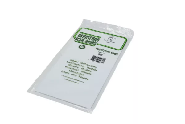 Gladde plaat 152x292 mm - Wit  2