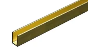Brass U 1,5x1,5mm