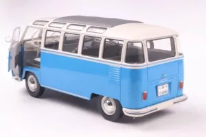 Volkswagen T1 Samba 1962 Blauw / wit