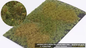 WB-PW245 Layered Tufts Weeds 2-4mm golden summer