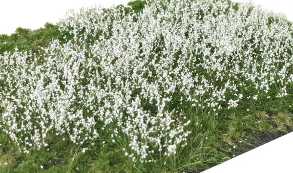 Layered Tufts Flowers White