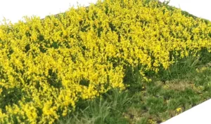 WB-PY2122 Layered Tufts Flowers Yellow