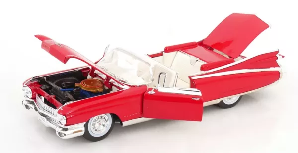 CADILLAC ELDORADO BIARRITZ CABRIO 1959 Rood