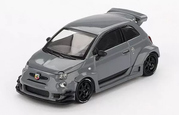 Fiat Abarth 595 LB-Works X Abas 2024 Grijs in blister