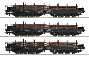 Roco 6600263 3-delige set zwaartransportwagens NS Tp. IV
