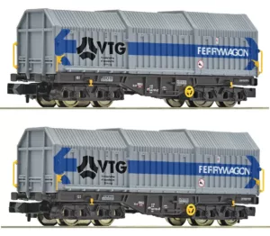 Fleischmann 6660080 Set Teleskoophuifwagens VTG Tp. IV