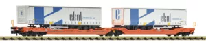 Fleischmann 6660104 Doppeltaschen-Gelenkwagen T2000, Wascosa Tp. VI