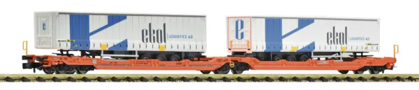 Fleischmann 6660104 Doppeltaschen-Gelenkwagen T2000, Wascosa Tp. VI