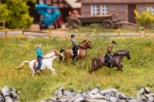 fa151746 1/87 Paard en ruiter