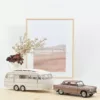 Peugeot 404 1965 Brown metallic with Caravan Hénon