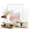 Peugeot 404 1965 Brown metallic with Caravan Hénon