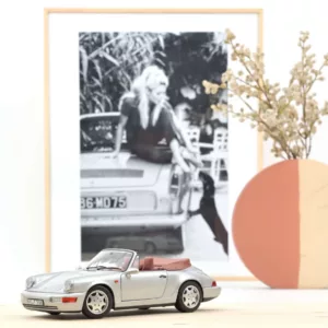 187330 Porsche 911 Carrera 2 Cabriolet 1990 Silver