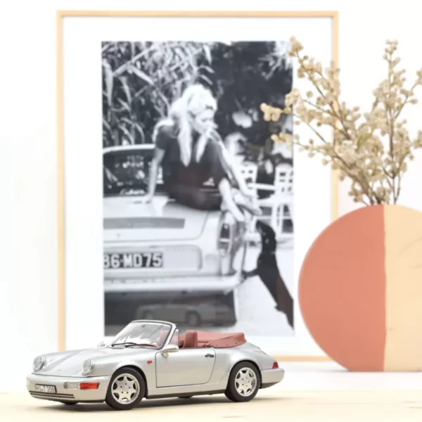 Porsche 911 Carrera 2 Cabriolet 1990 Silver