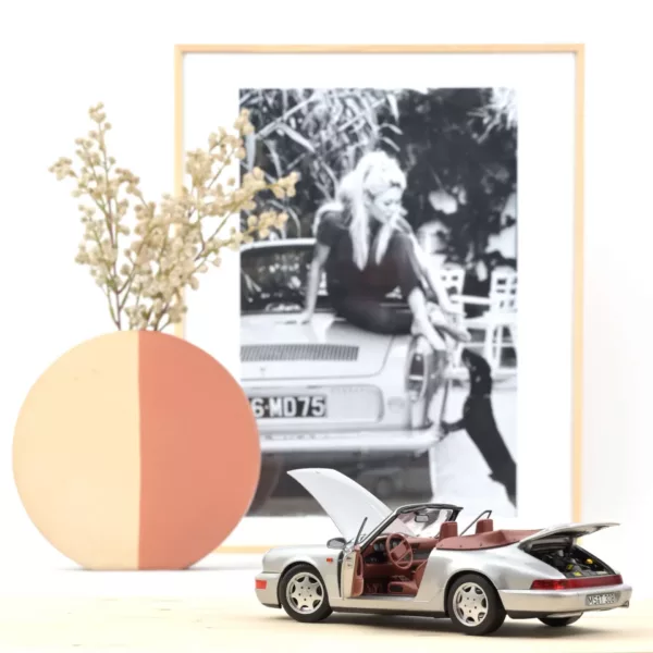 Porsche 911 Carrera 2 Cabriolet 1990 Silver