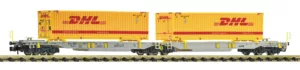 Fleischmann 6660069 Doppeltaschen-Gelenkwagen T2000 DHL Tp. VI