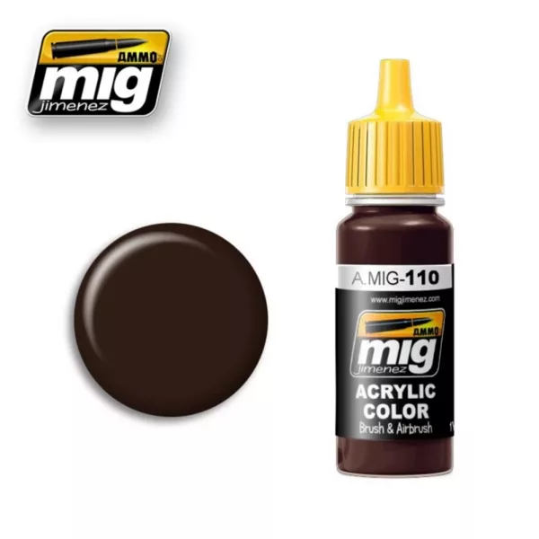 ACRYLIC COLOR SCC 1A BRITISH BROWN 1941-42 JAR 17ML