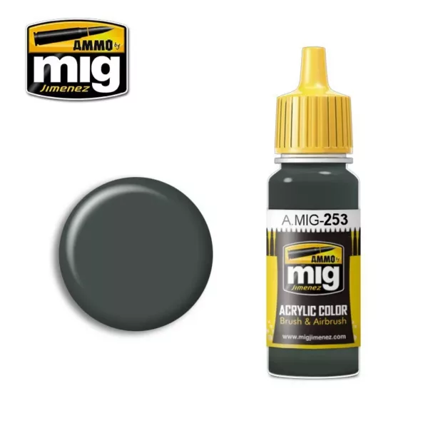 ACRYLIC COLOR RLM 74 GREY GREEN JAR 17ML