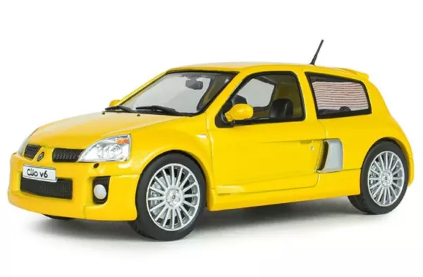Renault Clio V6 Phase 2 2003 Jaune Sirius