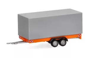 Aanhanger tandemasser 7,5ton Oranje/grijs