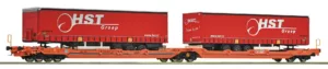 Roco 6600260 Containerdraagwagen T3000e Wascosa Tp. VI