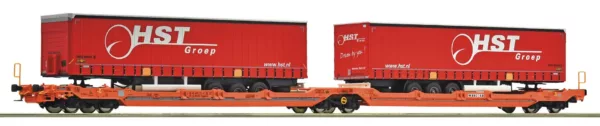 Roco 6600260 Containerdraagwagen T3000e Wascosa Tp. VI