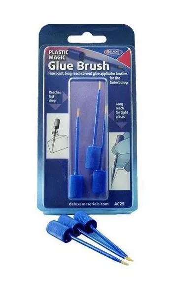 PLASTIC MAGIC GLUE BRUSH PACK AC25