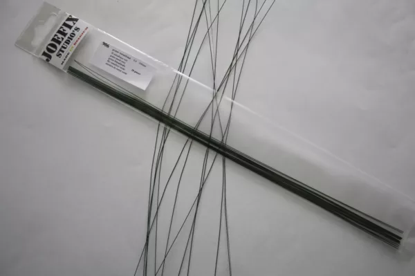 GREEN METAL WIRE 20 PCS 4MM LENGHT 300MM 15 GR.