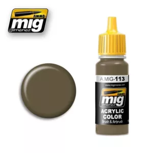 ACRYLIC COLOR KHAKI GREEN BRITISH 1939-42 JAR 17ML