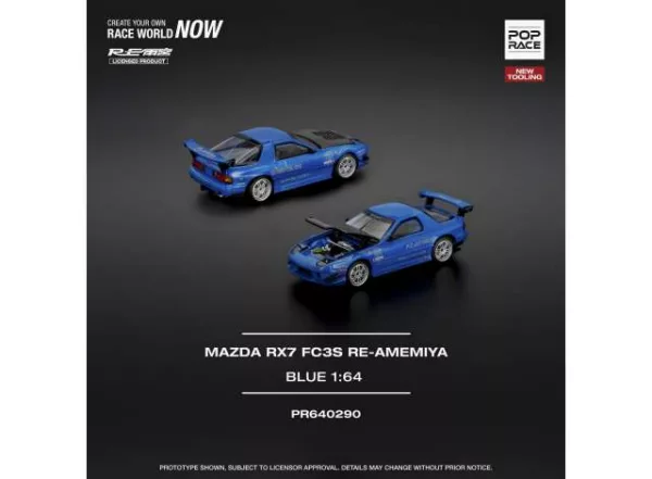 Mazda RX7 FC3S Re-Amemiya Blauw