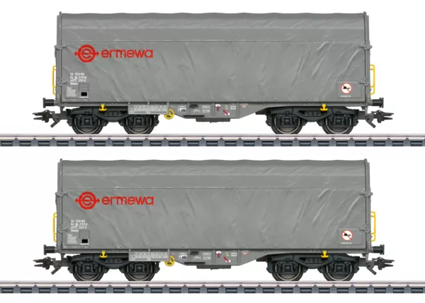 Märklin 47230 Set wagens met zeildoeken schuifwanden Tp. VI