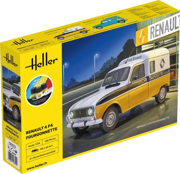 1/24 STARTER KIT RENAULT 4 FOURGONETTE F4