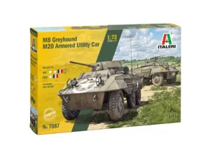 Italer 7087 1/72 M8 Greyhound / M20 Armored Utility Car 1/72 M8 Greyhound / M20 Armored Utility Car