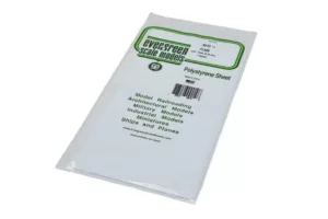 Gladde plaat 152x292 mm - Wit  0.3