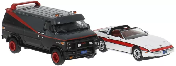 Set Chevrolet Corvette C4 / GMC Vandura The A-Team