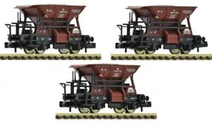 Fleischmann 6660159 3-delige set Grindwagens DB Tp. III