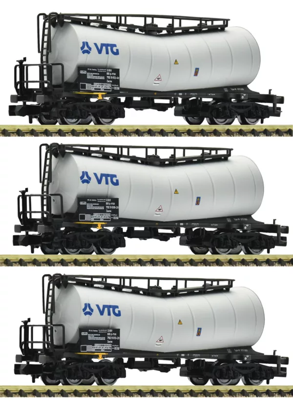 Fleischmann 6660171 3-delige set Knikketelwagens VTG Tp. VI