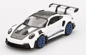 Porsche 911 (992) GT3 RS Weissach 2024 Wit / Blauw