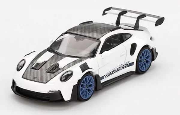Porsche 911 (992) GT3 RS Weissach 2024 Wit / Blauw