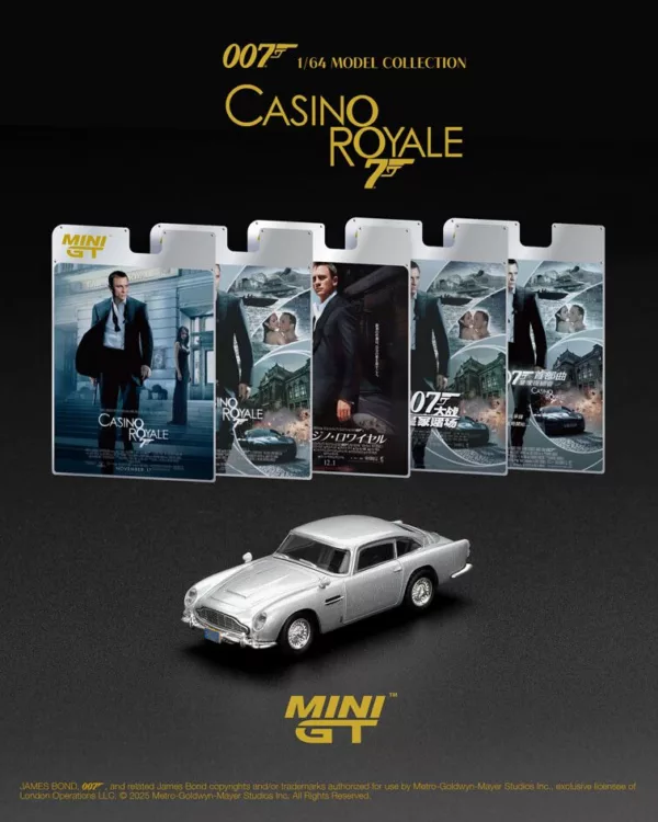 Aston Martin DB5 Casino Royale James Bond 007, Engels